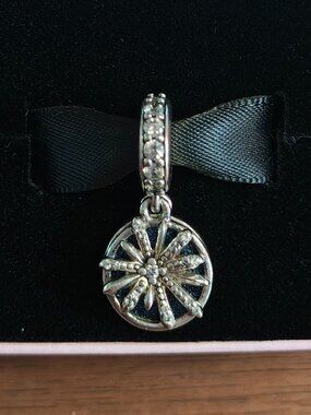 Authentic Pandora Dazzling Wishes Dangle Charm – 797531CZ Retired